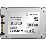 Transcend SSD230S 2 TB, Unidad de estado sólido plateado