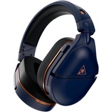 Turtle Beach Stealth 700 GEN2 MAX Auriculares Inalámbrico Diadema Juego USB Tipo C Bluetooth Azul, Auriculares para gaming azul oscuro/Bronce, Inalámbrico, Juego, 20 - 22000 Hz, 784,7 g, Auriculares, Azul