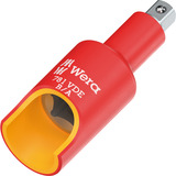 Wera 781 VDE A/B - Conector 1/4", Adaptador de tuerca spinner rojo