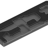 Wera Inserto de espuma juego de llaves Allen 1, 20 piezas, Destornillador negro/Gris