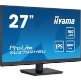 iiyama ProLite XU2792HSU-B6 pantalla para PC 68,6 cm (27") 1920 x 1080 Pixeles Full HD LED Negro, Monitor LED negro (mate), 68,6 cm (27"), 1920 x 1080 Pixeles, Full HD, LED, 0,4 ms, Negro