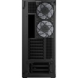 ARCTIC Xtender (Black) Midi Tower Negro, Cajas de torre negro (mate), Midi Tower, PC, Negro, EATX, Metal, Vidrio templado, Juego