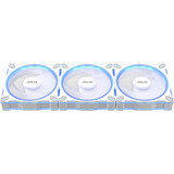 ASUS Prime MR120 Fan ARGB Reverse White 3in1 Carcasa del ordenador Ventilador 12 cm Blanco 3 pieza(s) blanco, Ventilador, 12 cm, 1600 RPM, Blanco
