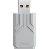 ASUS ROG Polling Rate Booster Elevador de tasa de sondeo, Receptor blanco, Elevador de tasa de sondeo, 22 mm, 34 mm, 13 mm, 10 g, Blanco