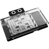 Alphacool Core RX 9070 XT Red Devil, Refrigeración por agua transparente/Cromado