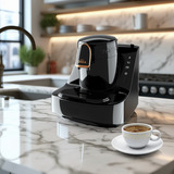 Arzum OK0040-2600, Cafetera de moka negro/Cobre