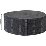 Bosch 2 608 901 231 papel de lija Rollo abrasivo Grano extrafino 1 pieza(s), Hoja de lija gris, Rollo abrasivo, Grano extrafino, Vellón, Trabajo de acabado, Eliminación de pintura, Metal, Madera, Gris