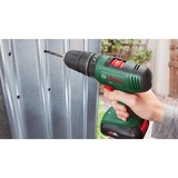 Bosch Easy Impact 18V-40 1630 RPM Sin llave 1,4 kg Negro, Verde, Taladro/destornillador verde/Negro, Taladro de pistola, Sin llave, Sin escobillas, Negro, Verde, 1,3 cm, 1630 RPM