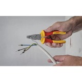 Bosch Maletín de electricista VDE, 37 piezas, Kit de herramientas rojo/Amarillo
