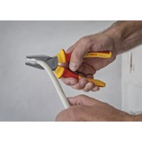 Bosch Maletín de electricista VDE, 37 piezas, Kit de herramientas rojo/Amarillo