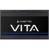 Chieftec Vita Netzteil 850W 80+Bronze - PC-/Server Netzteil - 14,17 min unidad de fuente de alimentación 20+4 pin ATX PS/2 Negro, Fuente de alimentación de PC negro, 17 min, 850 W, 100 - 240 V, Activo, 20+4 pin ATX, 65 cm, 450 mm