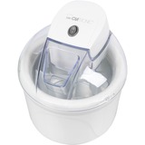 Clatronic Máquina para hacer helados ICM 3764, Heladera blanco