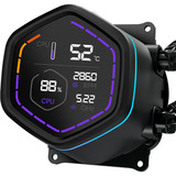 Cooler Master MasterLiquid Core Digital Nex 240 ARGB, Refrigeración por agua negro