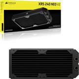 Corsair Hydro X Series XR5 NEO 240 V2, Radiador negro