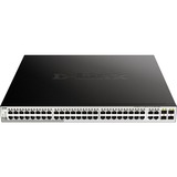 D-Link DGS-1210-52MP Gestionado L2 Gigabit Ethernet (10/100/1000) Energía sobre Ethernet (PoE) Negro, Gris, Interruptor/Conmutador Gestionado, L2, Gigabit Ethernet (10/100/1000), Bidireccional completo (Full duplex), Energía sobre Ethernet (PoE)