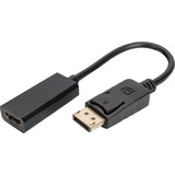 Digitus Adaptador / Convertidor DisplayPort > HDMI negro