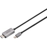 Digitus Cable adaptador mini DisplayPort > HDMI 8K negro