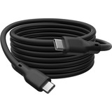 Digitus Cable de conexión de silicona USB 3.2 Gen 2 USB-C > USB-C negro