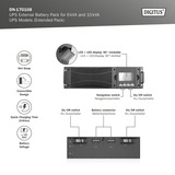 Digitus Paquete de baterías externo para modelos de UPS de 6kVA y 10kVA negro