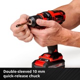 EINHELL Atornillador con taladro a batería Power X-Change TC-CD 18/35 Li, 18Volt, Taladro/destornillador rojo/Negro