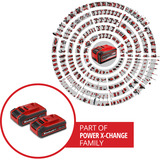 EINHELL Batería Power-X-Change TWIN-PACK 18Volt 4,0Ah rojo/Negro
