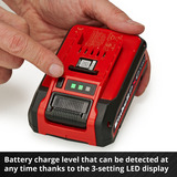 EINHELL Batería Power-X-Change TWIN-PACK 18Volt 4,0Ah rojo/Negro