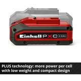 EINHELL Batería Power-X-Change TWIN-PACK 18Volt 4,0Ah rojo/Negro