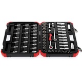 GEDORE R59003059 set de conectores y conector, Llave de tubo rojo/Negro, 80 mm
