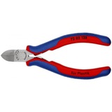 KNIPEX 72 02 125, Alicates de corte rojo/Azul