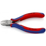 KNIPEX 72 02 125, Alicates de corte rojo/Azul