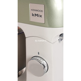 Kenwood kMix KMX760GR Batidora de varillas 1000 W Verde, Gris, Robot de cocina blanco/Verde, Batidora de varillas, Verde, Gris, Mezcla, 5 L, Metal, Acero inoxidable