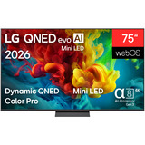 LG 75QNED83B6A.AEUD, QNED TV negro
