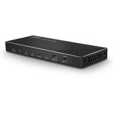 Lindy Divisor HDMI 18G de 4 Puertos, Splitter HDMI negro