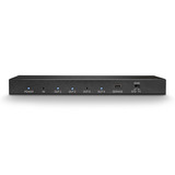 Lindy Divisor HDMI 18G de 4 Puertos, Splitter HDMI negro