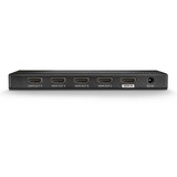 Lindy Divisor HDMI 18G de 4 Puertos, Splitter HDMI negro