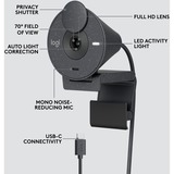 Logitech Brio 300, Webcam negro