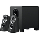 Logitech Z313 conjunto de altavoces 25 W PC/ordenador portátil Negro 2.1 canales 5 W, Altavoces de PC negro/Plateado, 2.1 canales, 25 W, PC/ordenador portátil, Negro, 50 W, Alámbrico, Minorista