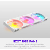 NZXT F360 RGB, Ventilador blanco
