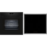 Neff B2CCJ7AK3, Juego para horno negro/Acero fino