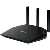 Netgear Nighthawk 4-Stream AX1800 WiFi 6 Router (RAX10) router inalámbrico Gigabit Ethernet Doble banda (2,4 GHz / 5 GHz) Negro negro, Wi-Fi 6 (802.11ax), Doble banda (2,4 GHz / 5 GHz), Ethernet, Negro, Router de sobremesa