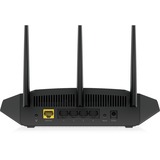 Netgear Nighthawk 4-Stream AX1800 WiFi 6 Router (RAX10) router inalámbrico Gigabit Ethernet Doble banda (2,4 GHz / 5 GHz) Negro negro, Wi-Fi 6 (802.11ax), Doble banda (2,4 GHz / 5 GHz), Ethernet, Negro, Router de sobremesa