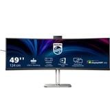 Philips 5000 series 49B2U5900CH/00 pantalla para PC 124 cm (48.8") 5120 x 1440 Pixeles Dual QHD LCD Negro, Monitor LED negro/Plateado, 124 cm (48.8"), 5120 x 1440 Pixeles, Dual QHD, LCD, 4 ms, Negro