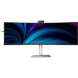 Philips 5000 series 49B2U5900CH/00 pantalla para PC 124 cm (48.8") 5120 x 1440 Pixeles Dual QHD LCD Negro, Monitor LED negro/Plateado, 124 cm (48.8"), 5120 x 1440 Pixeles, Dual QHD, LCD, 4 ms, Negro