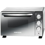 Rommelsbacher BGS 1400 horno Horno eléctrico 22 L 1380 W Negro, Plata, Mini horno plateado/Negro, Pequeño, Horno eléctrico, 22 L, 1380 W, 22 L, 230 °C