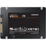 Samsung 870 EVO 2 TB 2.5" Serial ATA III V-NAND MLC, Unidad de estado sólido 2 TB, 2.5", 560 MB/s