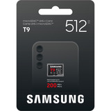 Samsung T9 microSDXC 512 GB, Tarjeta de memoria negro