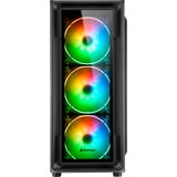 Sharkoon TK4 RGB reacondicionado, Cajas de torre negro