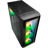 Sharkoon TK4 RGB reacondicionado, Cajas de torre negro