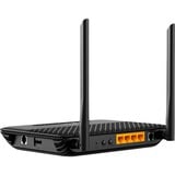 TP-Link TD-W9960V router inalámbrico Gigabit Ethernet Banda única (2,4 GHz) Negro negro, Wi-Fi 4 (802.11n), Banda única (2,4 GHz), Ethernet, VDSL, Negro, Router de sobremesa