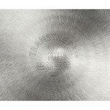 WMF 0748446021 Sartén parrilla Plaza, Pan acero fino/Antracita, Plaza, Sartén parrilla, Acero inoxidable, CeraProtect, 400 °C, Acero inoxidable